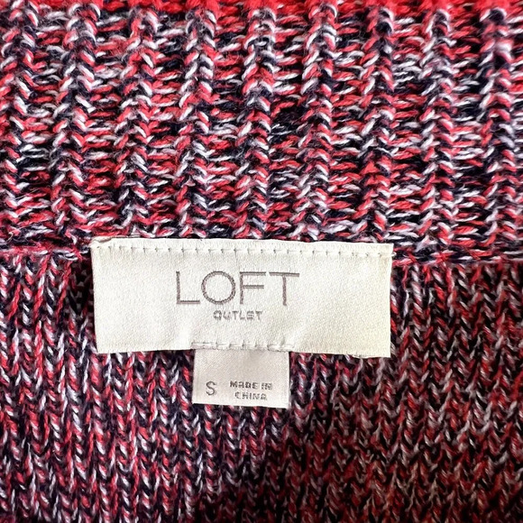 Loft Mock Neck Knit Sweater Size Small - Picture 6 of 8